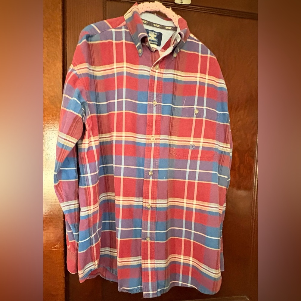 Twenty X Wrangler Men's Shirt in Red and Blue